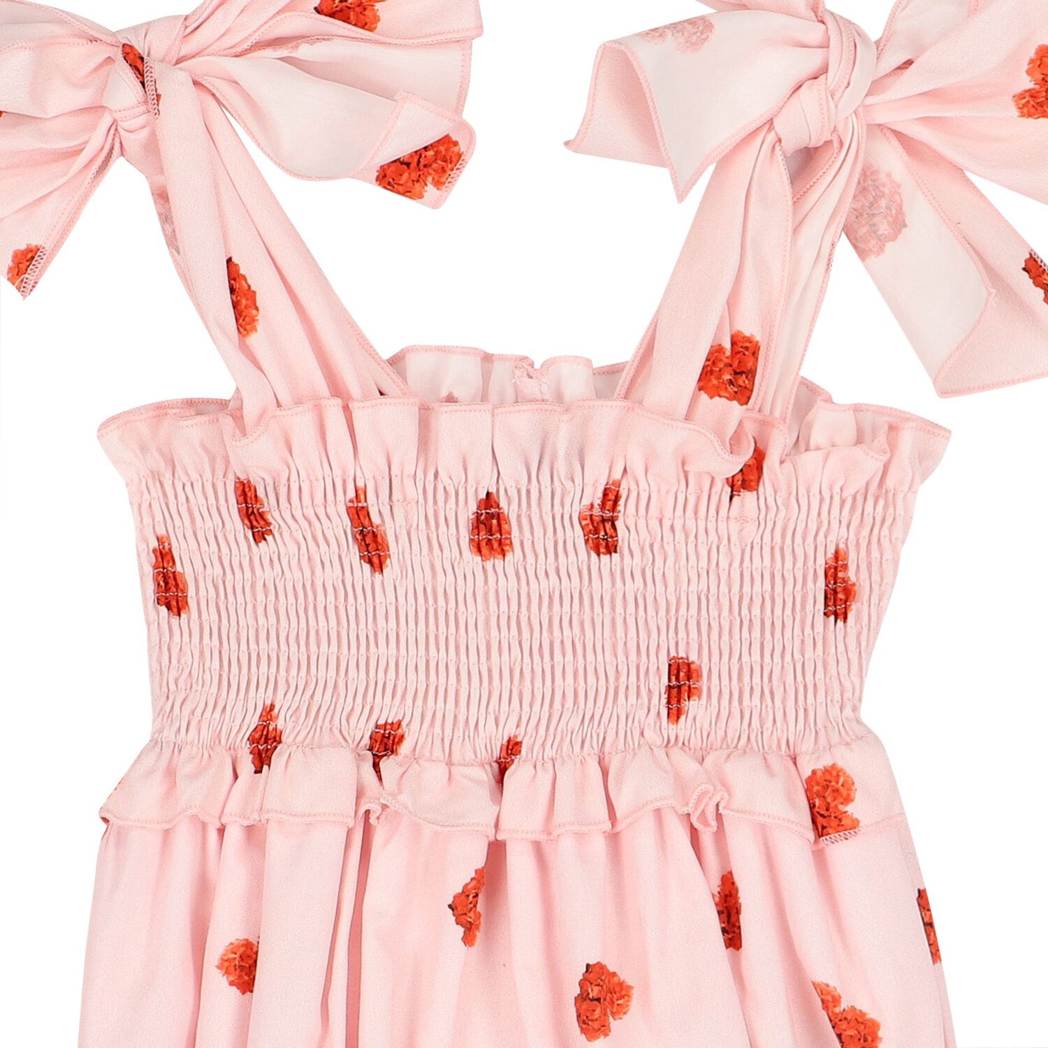 Baby Girls Pink Heart Romper, 1, hi-res