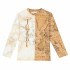 Boys Geo Map Print Logo Top, 1, hi-res