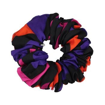 Girls Black & Pink Vortice Scrunchie