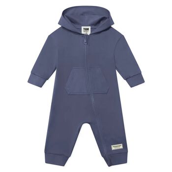 Blue Logo Softskin Baby Romper
