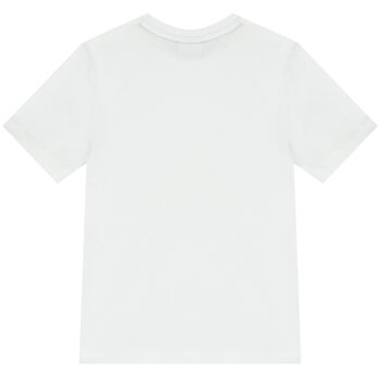 Boys White Logo T-Shirt