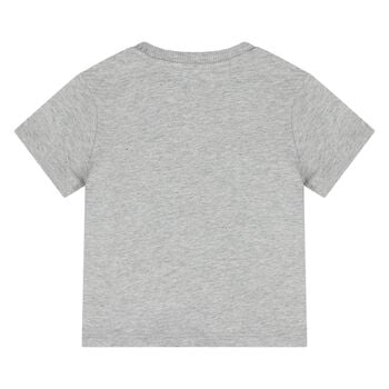 Younger Grey Teddy Bear Logo T-Shirt