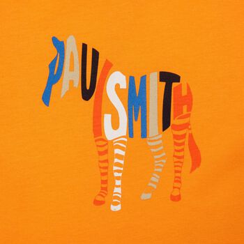 Boys Orange Logo T-Shirt