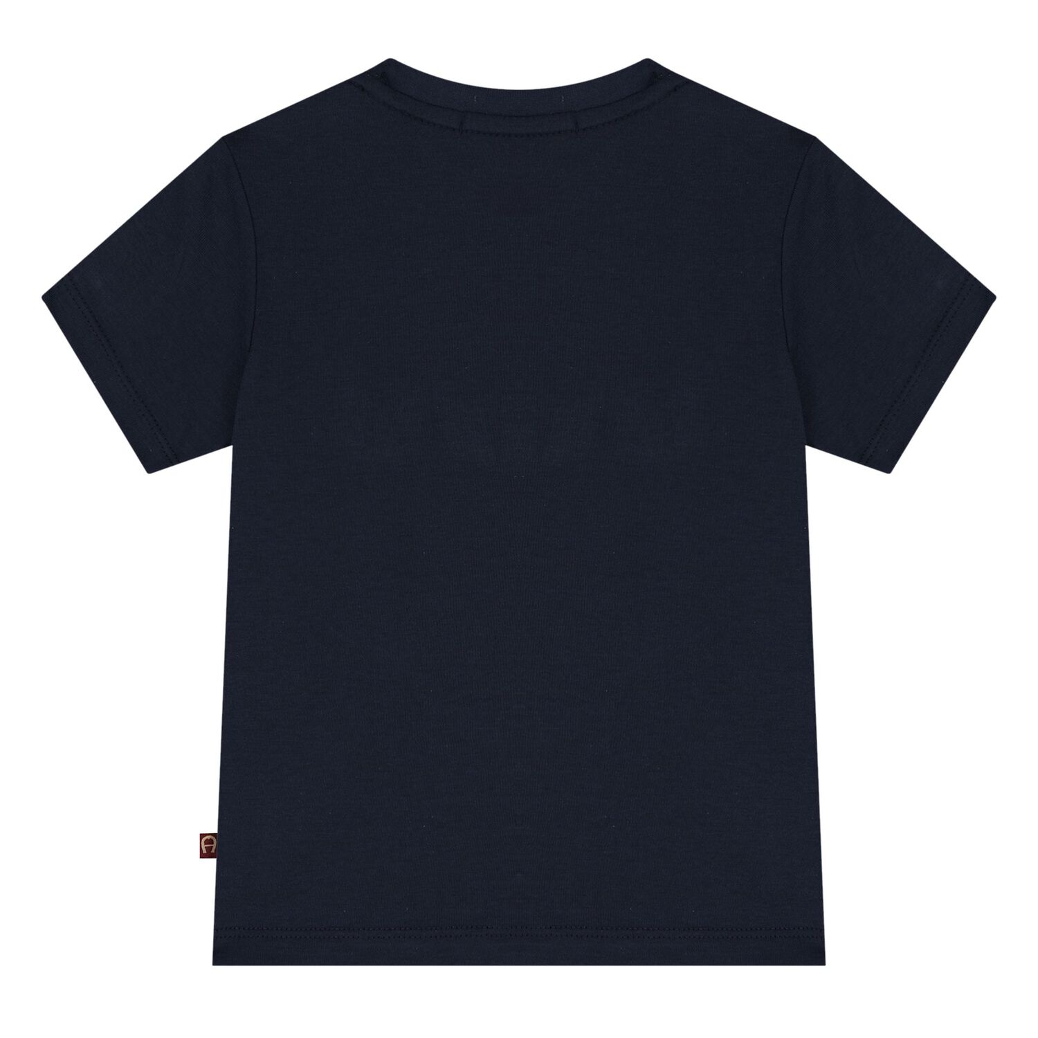 Younger Boys Navy Blue Logo T-Shirt, 3, hi-res image number null