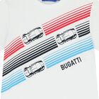 Younger Boys White Logo T-Shirt, 1, hi-res