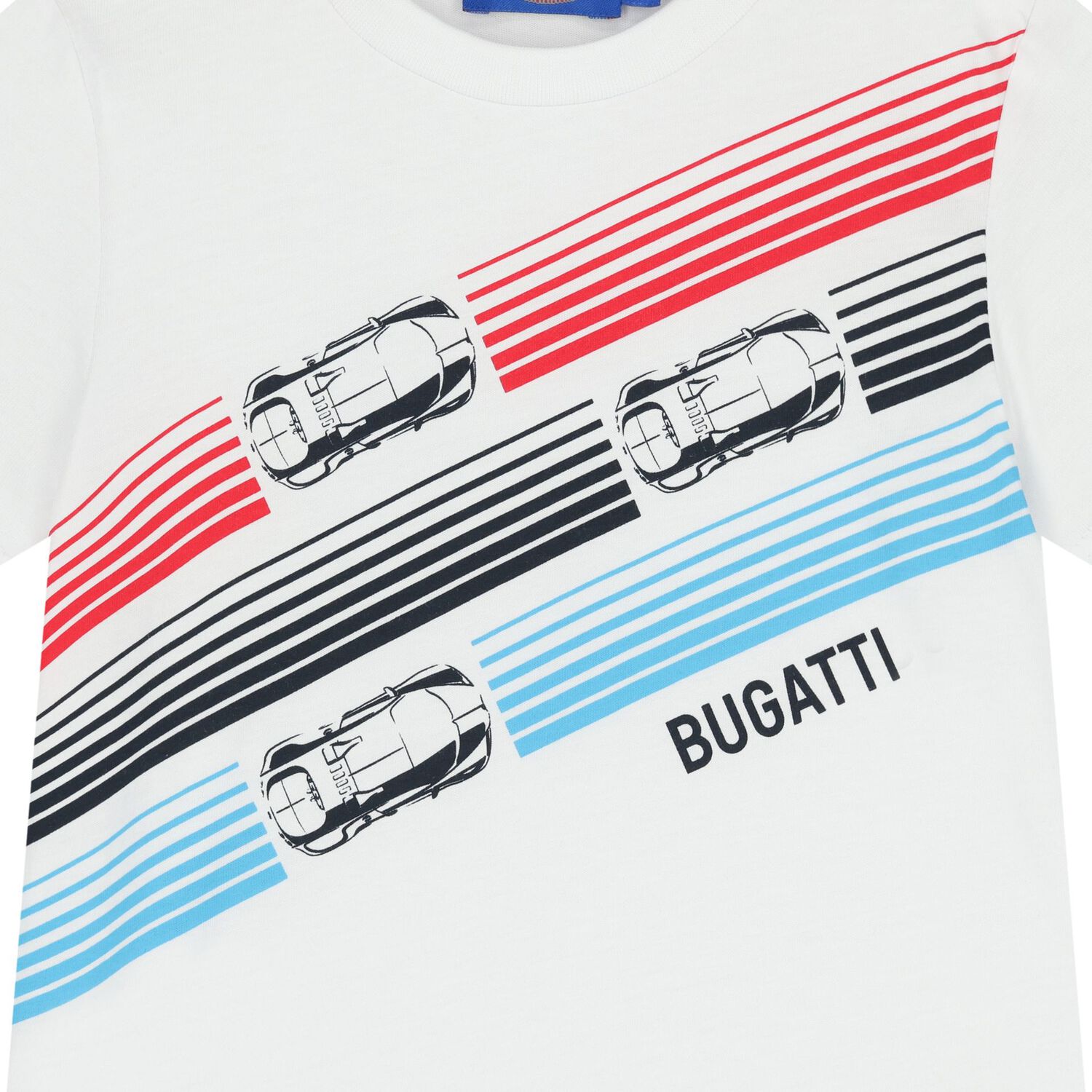 Younger Boys White Logo T-Shirt, 1, hi-res