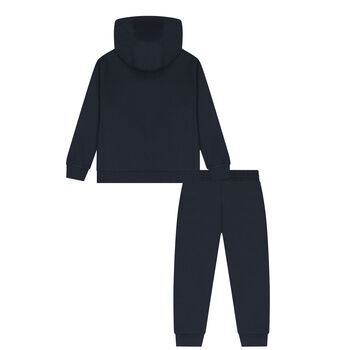 Boys Navy Blue Logo Tracksuit