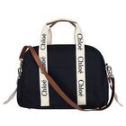  شنطة مواليد بالشعار باللون الكحلي للأطفال  , 2, hi-res