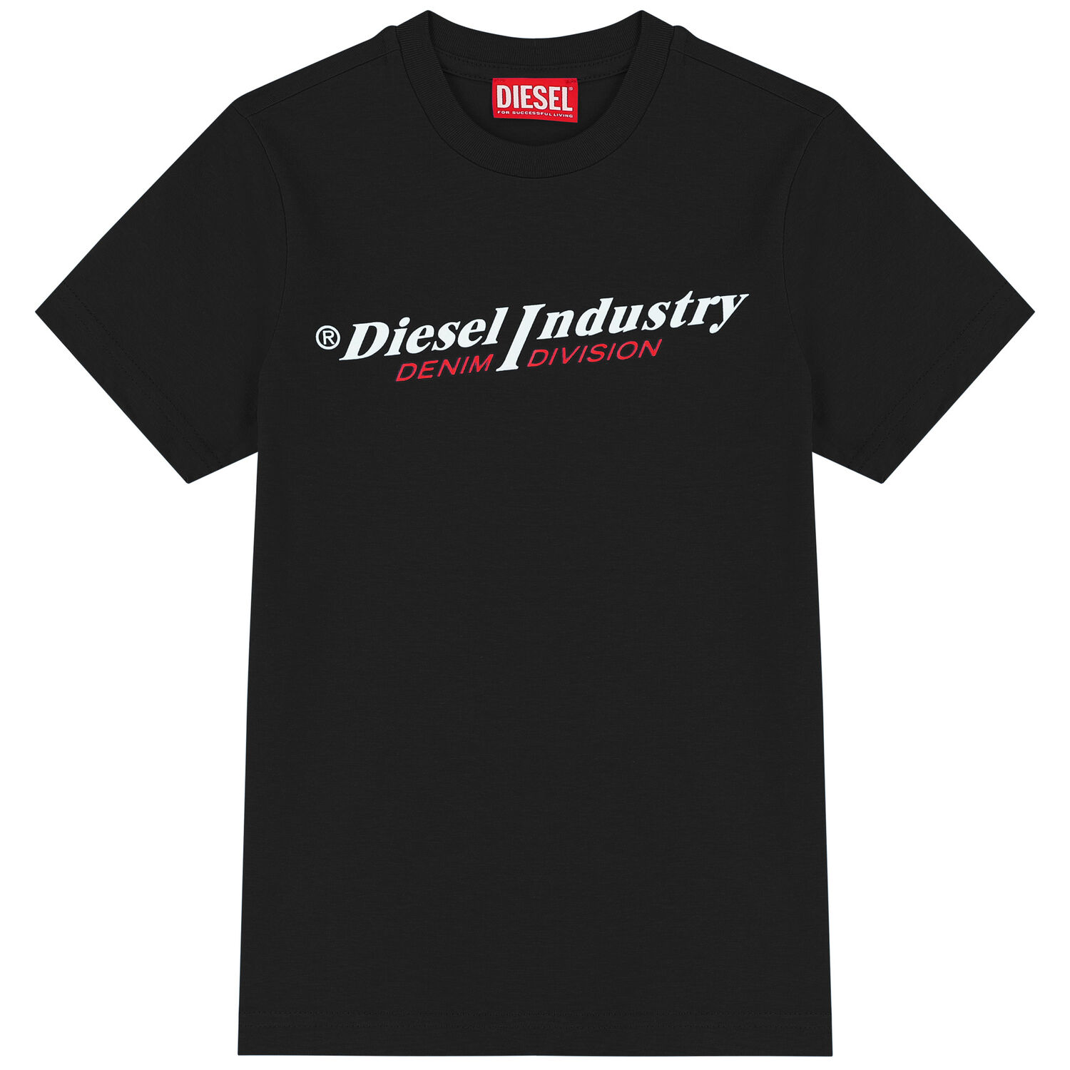 Boys Black Logo T-Shirt, 3, hi-res image number null