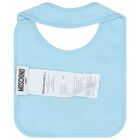 طقم بنات هدايا أفرول بشعار تيدي باللون الأزرق, 3, hi-res