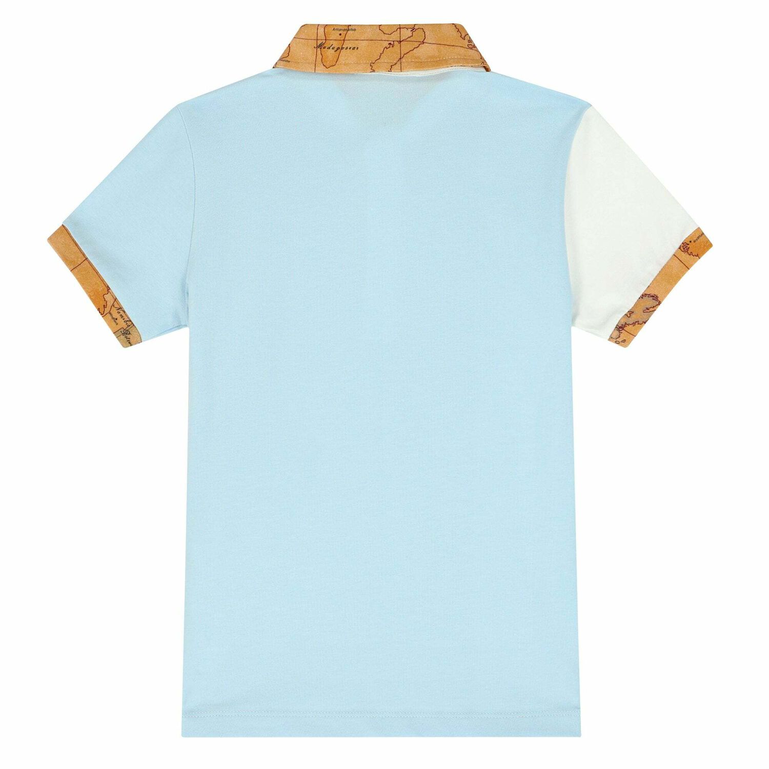 Boys Blue & White Logo Polo Shirt, 2, hi-res image number null