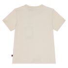 Younger Boys Beige Logo T-Shirt, 1, hi-res