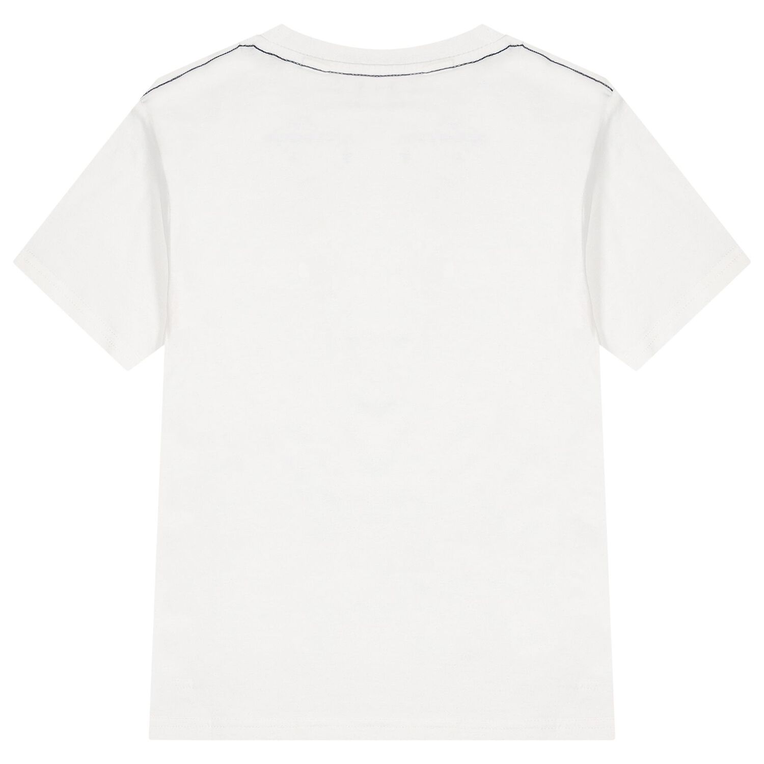 Boys White Logo T-Shirt, 2, hi-res
