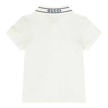 Baby Boys Ivory Logo Polo Shirt