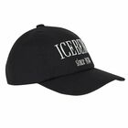 Boys Black Logo Cap, 1, hi-res