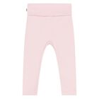 Younger Girls White & Pink Logo Leggings Set, 1, hi-res