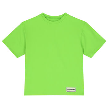 Oversized Green Logo T-Shirt