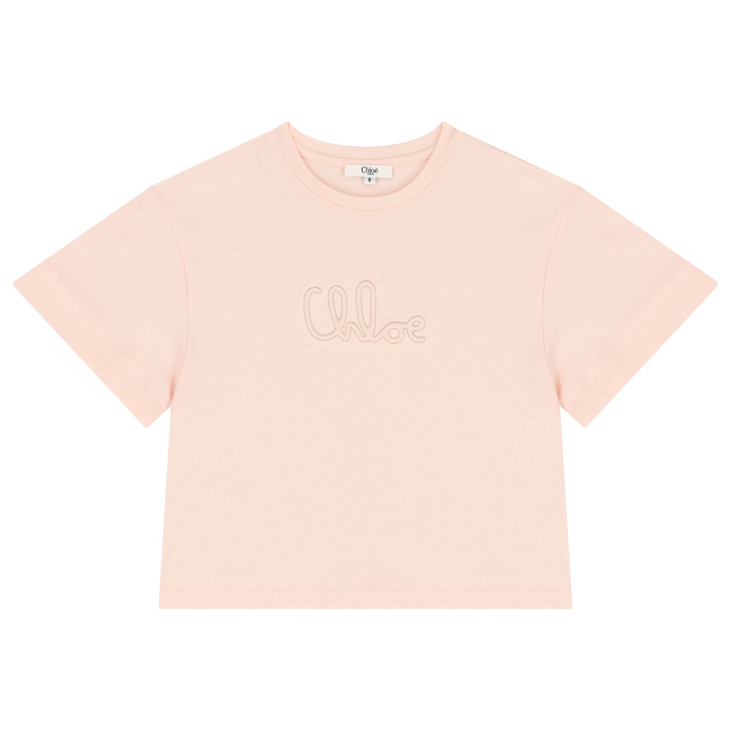 Girls Pink Logo T-Shirt, 2, hi-res image number null