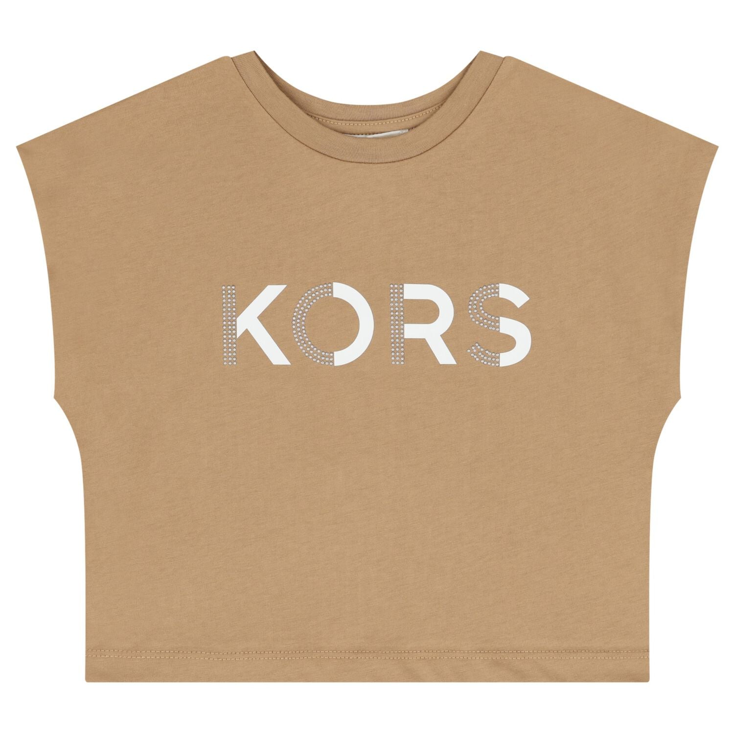 Girls Brown Logo T-Shirt, 2, hi-res