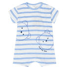 ثوب فضفاض باللون الأزرق للأولاد (3 قطع), 1, hi-res