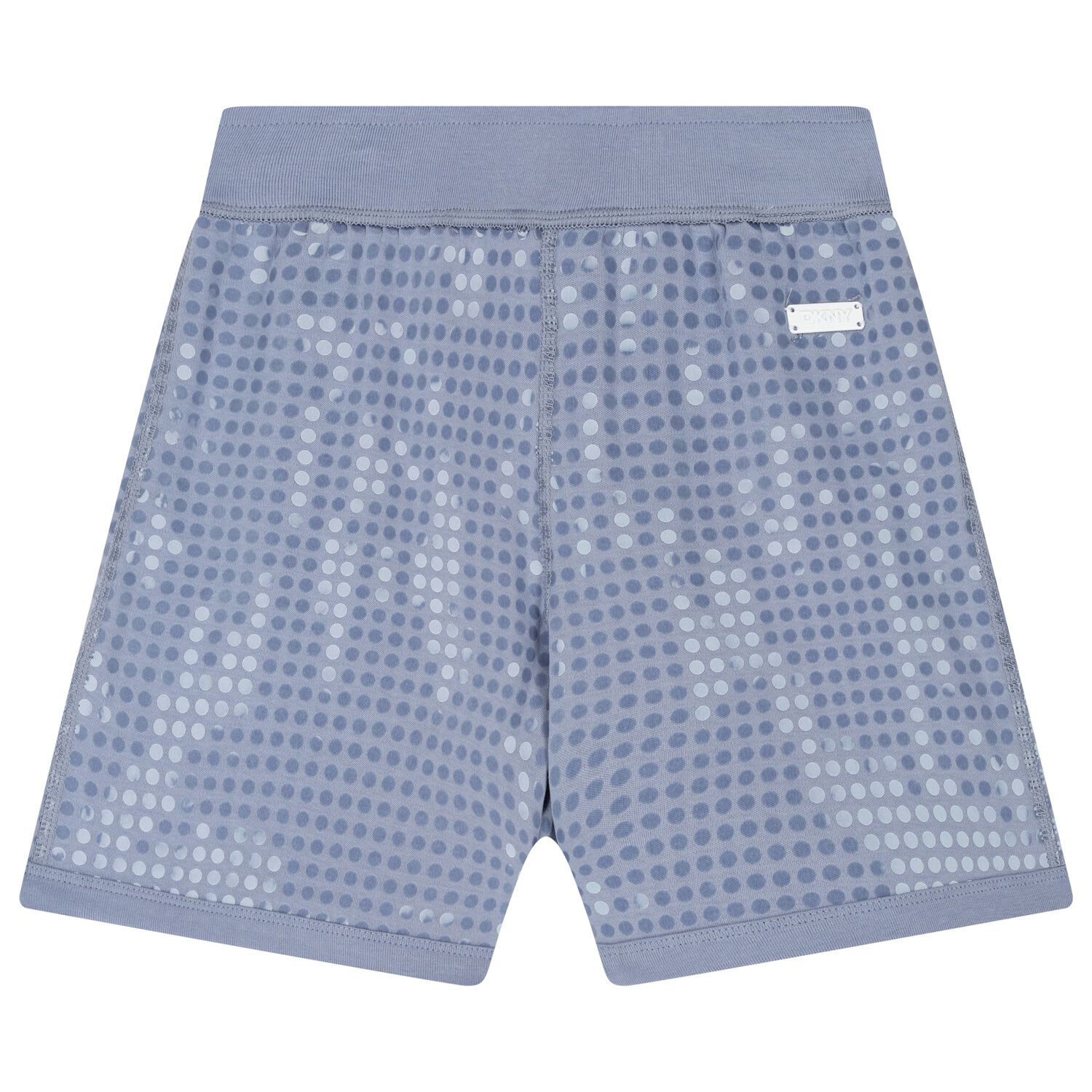 Girls Blue Logo Sequin Shorts, 2, hi-res image number null