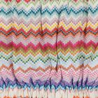 Girls Multi-Coloured Zig Zag Crochet Dress, 1, hi-res