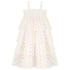 Girls Ivory layered  Dress, 1, hi-res
