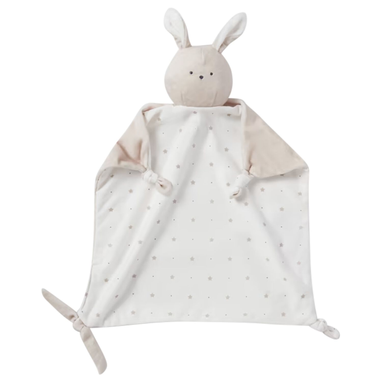 White & Beige Baby Comforter, 1, hi-res
