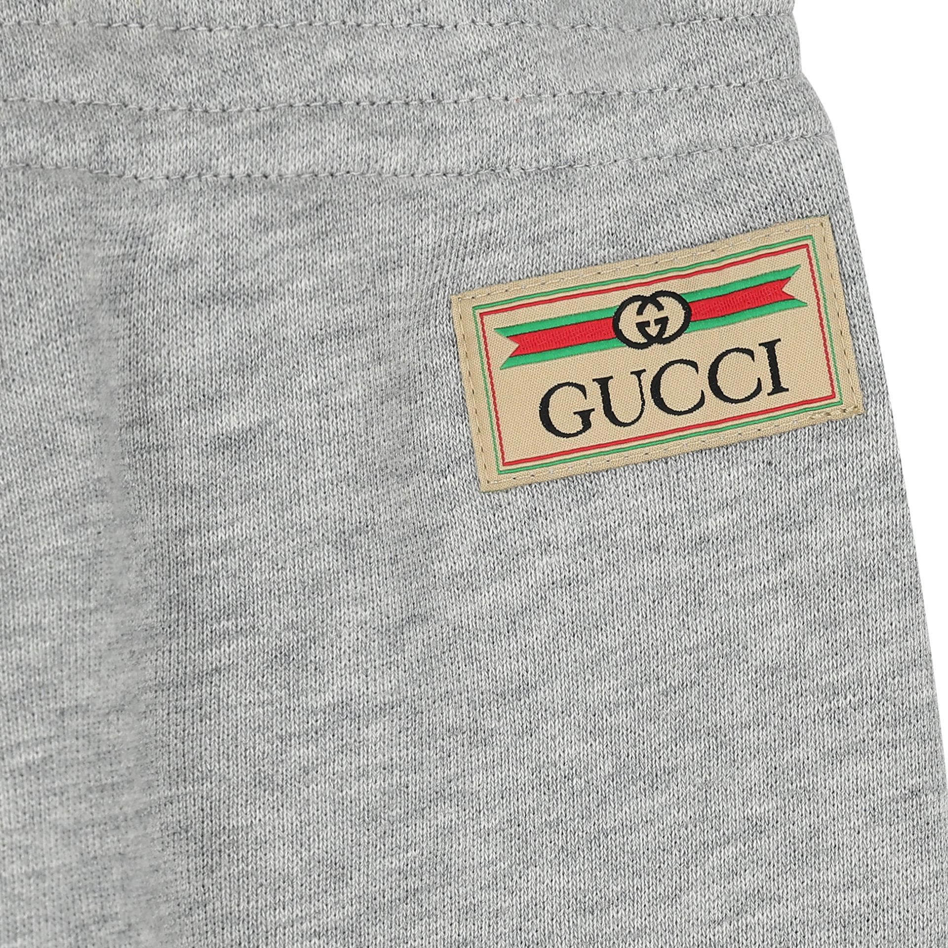 Gucci Grey Logo Joggers Junior Couture UAE