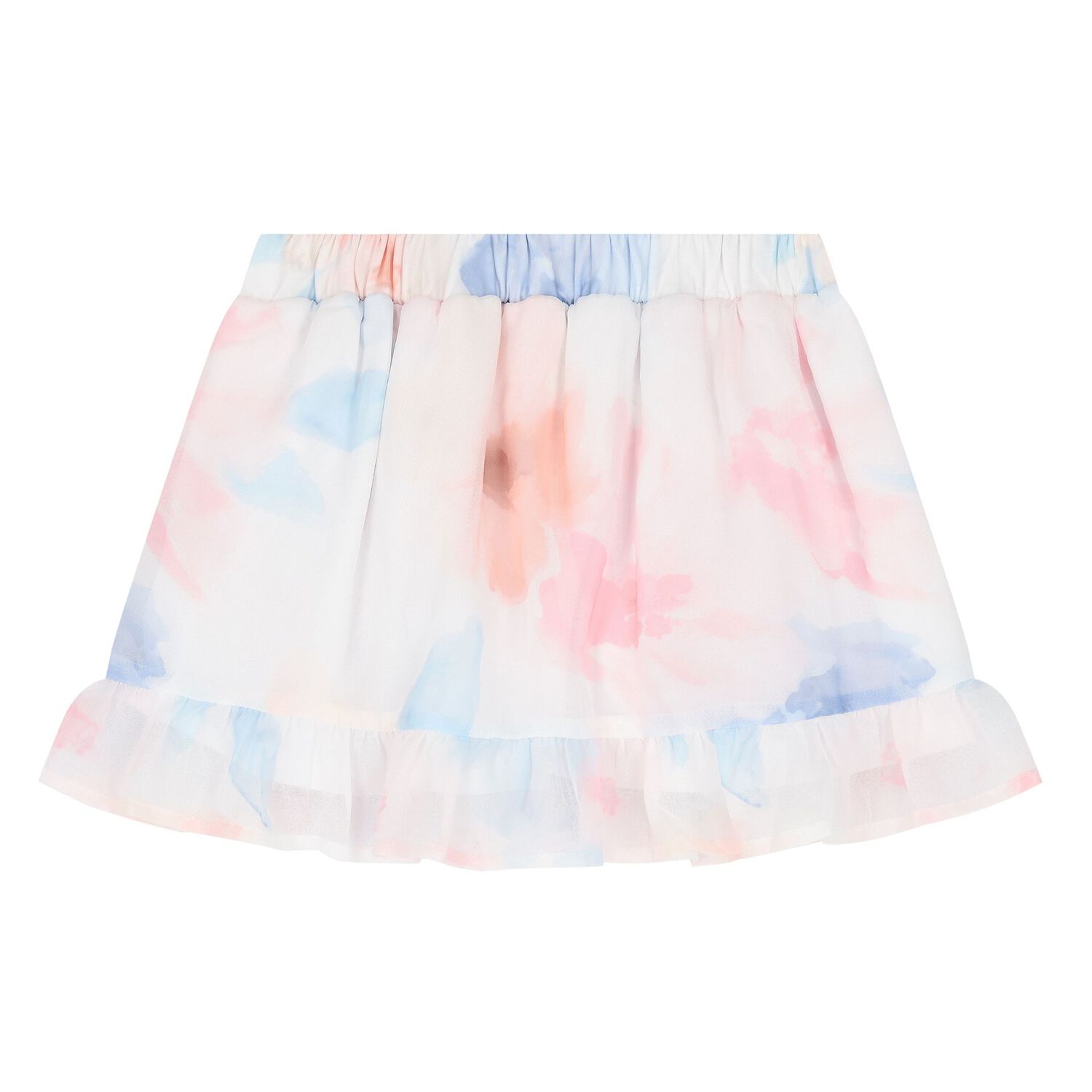 Baby Girls White & Pink Chiffon Skirt Set, 1, hi-res image number null