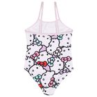 Girls Purple Hello Kitty Swimsuit, 1, hi-res