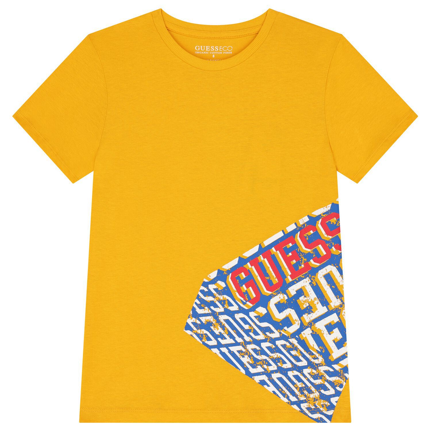 Boys Yellow Logo T-Shirt, 1, hi-res
