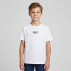 Boys White Logo T-Shirt, 2, hi-res