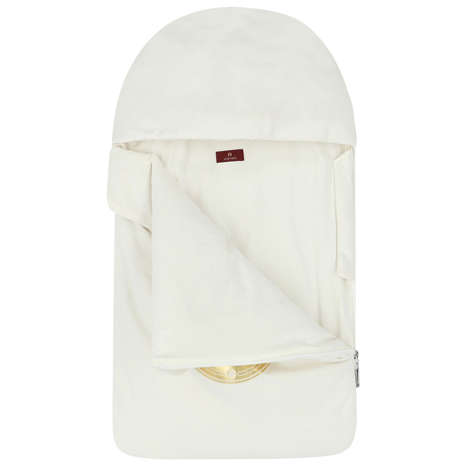 مدس بالشعار باللون الذهبي والعاجي , 1, hi-res image number null