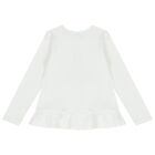 Girls White & Red Leggings Set, 1, hi-res