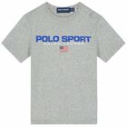 تيشيرت بالشعار باللون الرمادى للاولاد, 3, hi-res