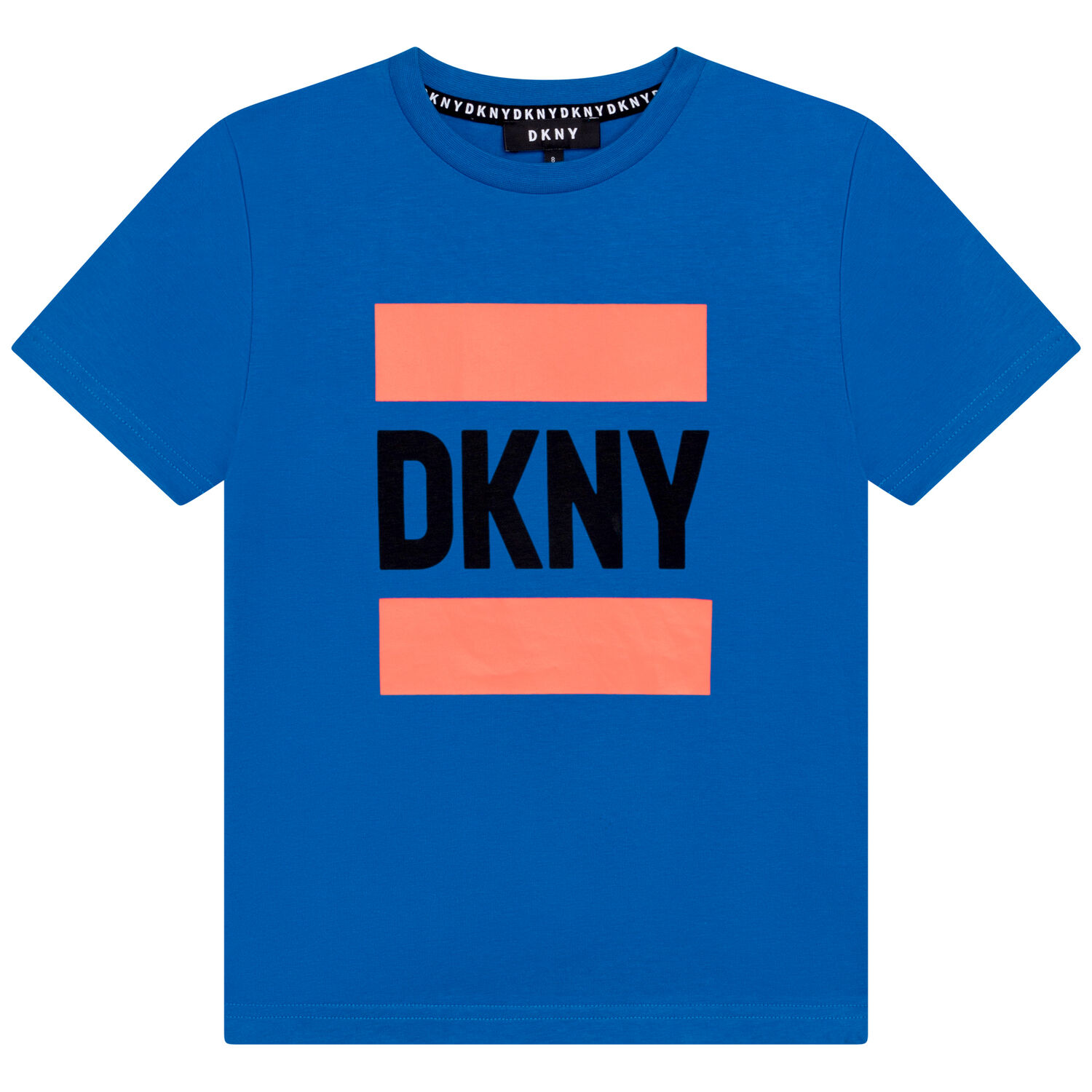 تيشيرت بالشعار باللون الأزرق للأولاد, 2, hi-res