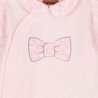 Baby Girls Pink Bow Logo Babygrow Set, 1, hi-res