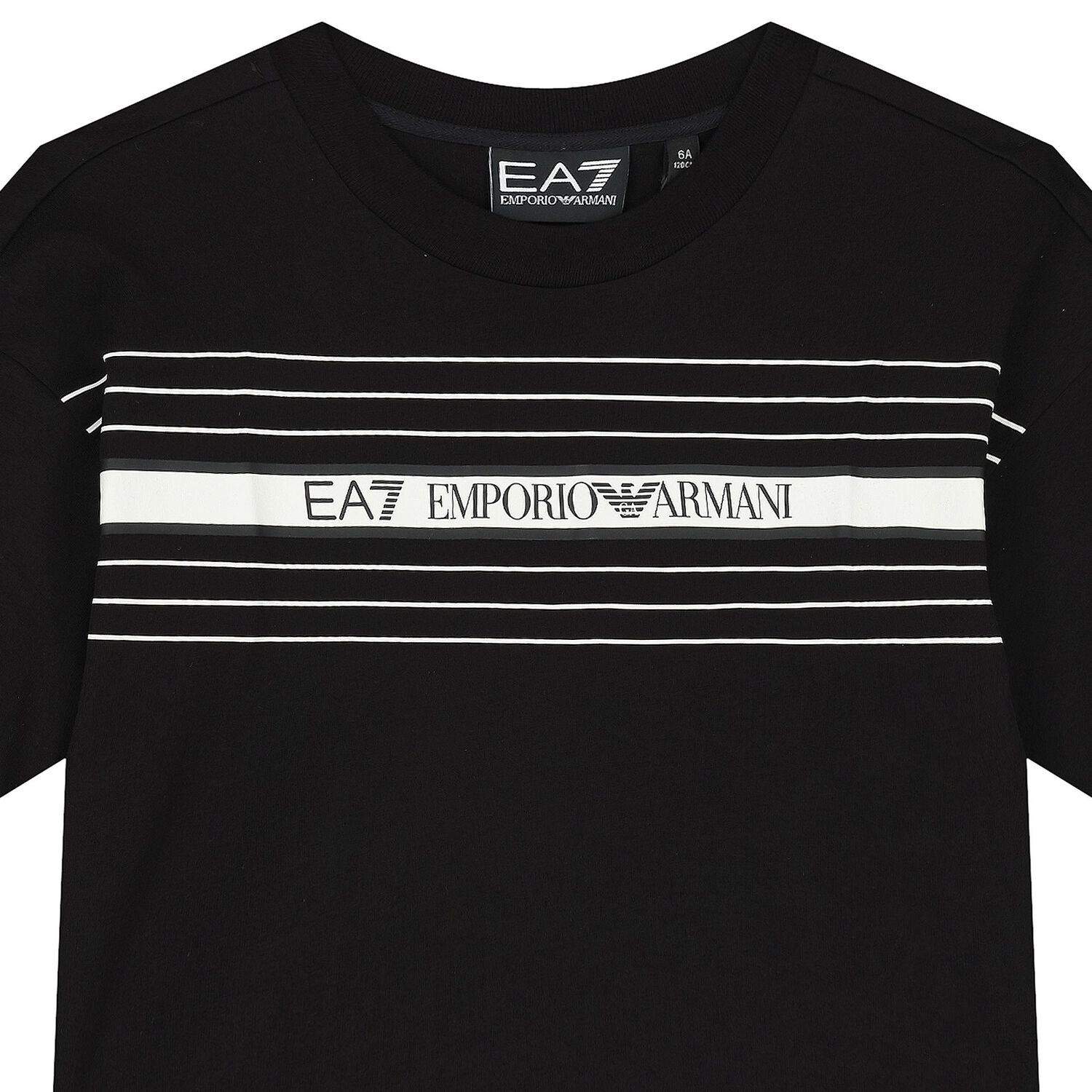 Boys Black Logo T-Shirt, 2, hi-res image number null
