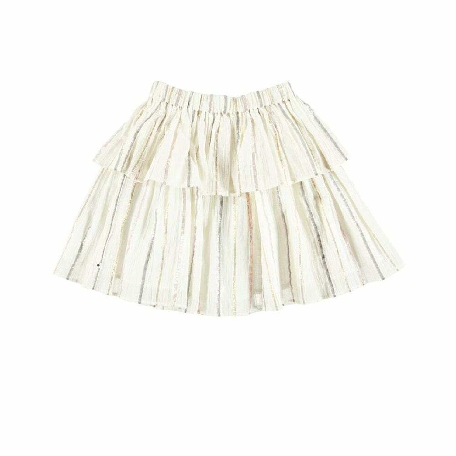Girls Metallic Stripe Skirt, 1, hi-res image number null