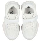 Boys White Logo Trainers, 1, hi-res