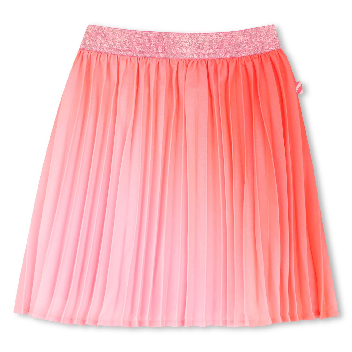 Girls Pink Pleated Skirt, 1, hi-res