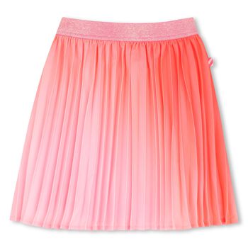 Girls Pink Pleated Skirt