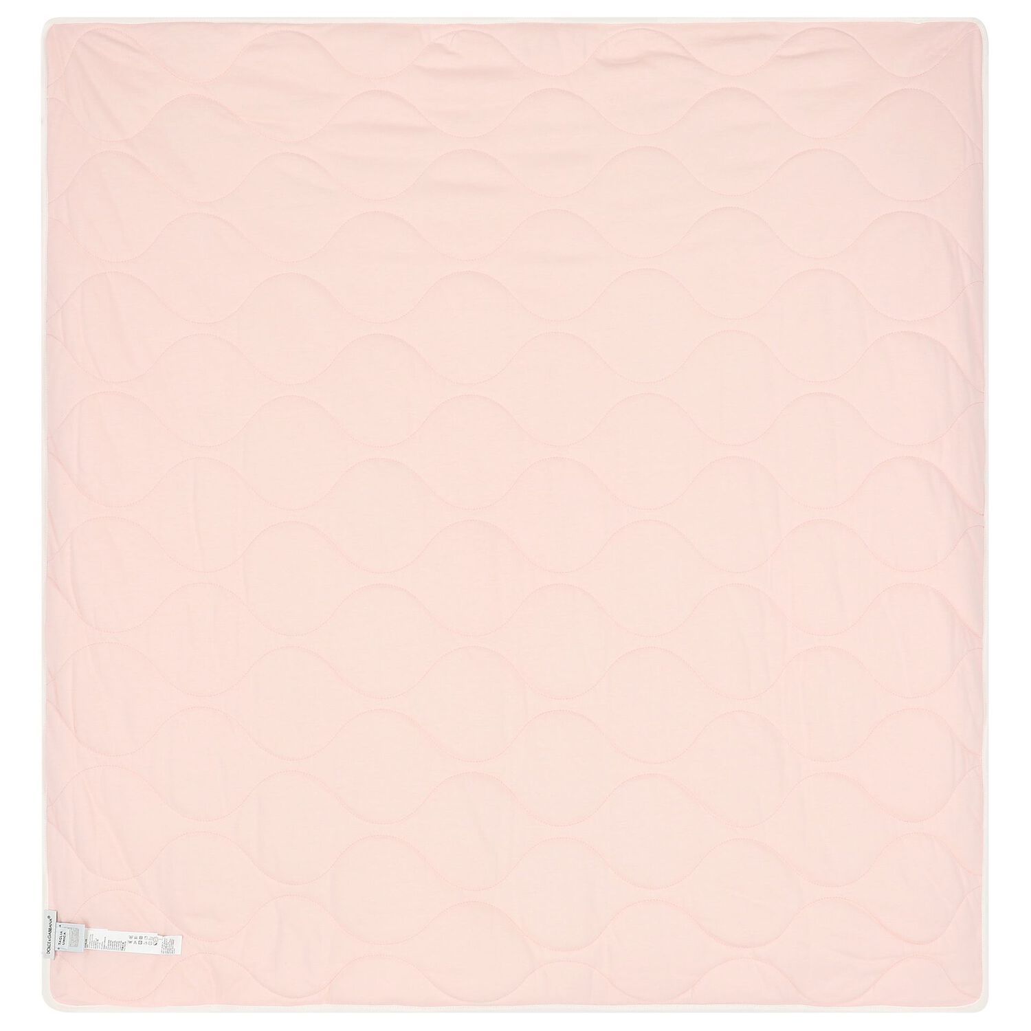 Baby Girls Pink & Ivory Logo Blanket, 1, hi-res
