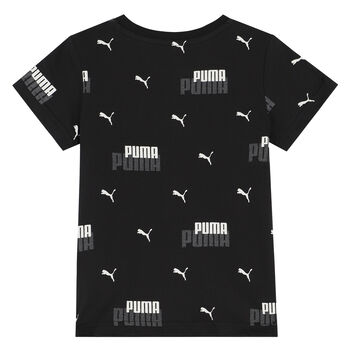 Boys Black Logo T-Shirt
