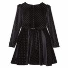 فستان مطرز باللون الاسود, 1, hi-res