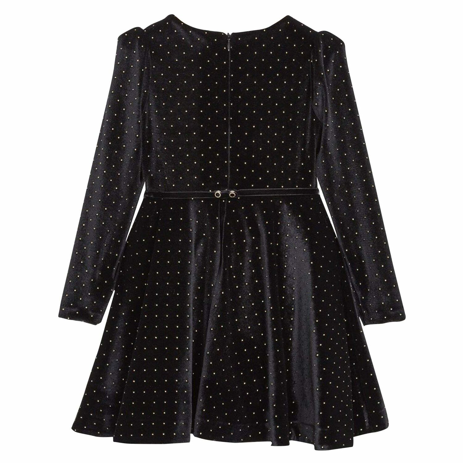 فستان مطرز باللون الاسود, 1, hi-res image number null