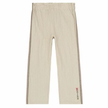 Girls Gold Logo Trousers