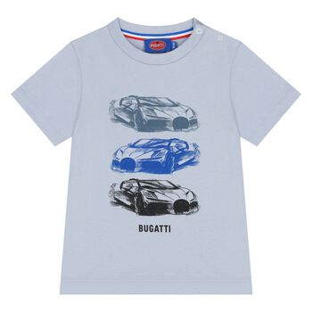 Younger Boys Blue Logo T-Shirt