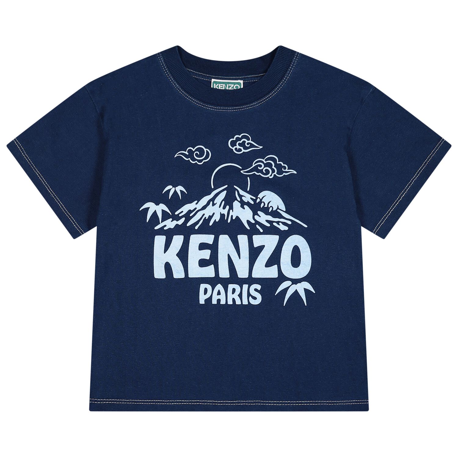 Boys Navy Blue Logo T-Shirt, 1, hi-res